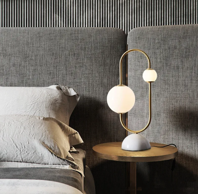 Modern Glass Ball LED Lamp